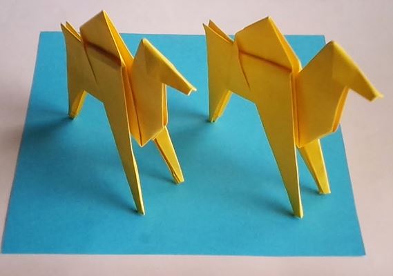 оригами верблюд