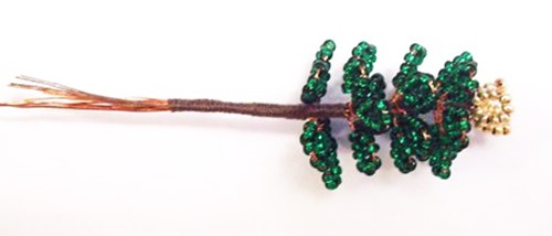 схема плетения елки из бисера