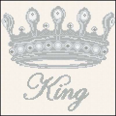 Корона короля схема вышивки
