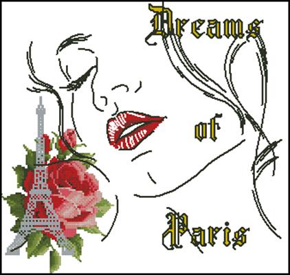 Dream of Paris вышивка крестиком