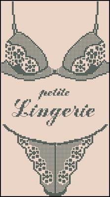 Petite Lingerie вышивать крестиком