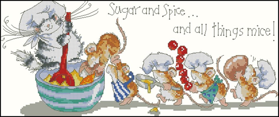 Sugar and Spice вышивка крестом