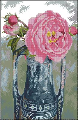 Rose in a jar