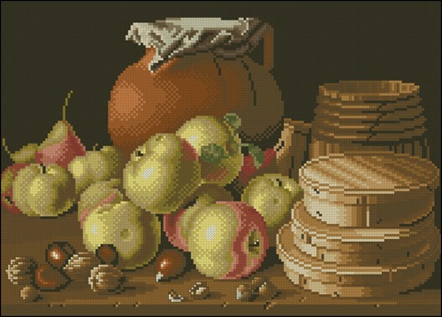 Яблоки и орехи